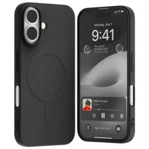 Buy Mercury MagSafe Semi-Silicone Case Apple iPhone 16 black - MCR217 - {ean13} - Home Screen Store Europe