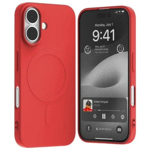 Buy Mercury MagSafe Semi-Silicone Case Apple iPhone 16 red - MCR218 - {ean13} - Home Screen Store Europe