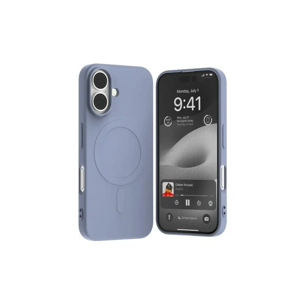 Etui Mercury MagSafe Semi-Silicone do Apple iPhone 16 lawenda