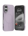 Carcasa Semi-Silicon Mercury MagSafe pentru Apple iPhone 16 violet liliac