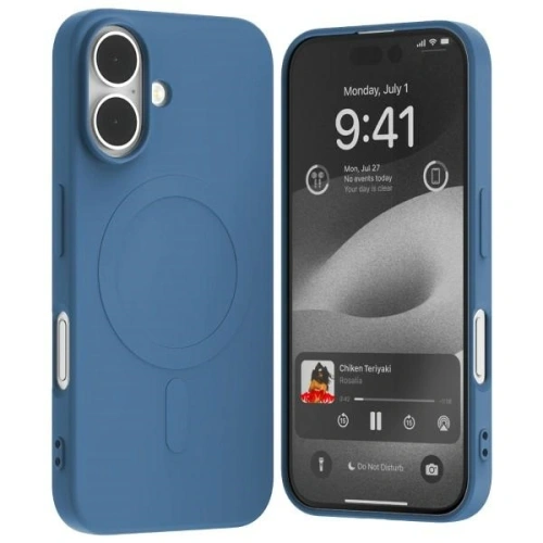 Buy Mercury MagSafe Semi-Silicone Case Apple iPhone 16 blue - MCR222 - {ean13} - Home Screen Store Europe