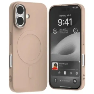 Buy Mercury MagSafe Semi-Silicone Case Apple iPhone 16 pink sandy - MCR223 - {ean13} - Home Screen Store Europe