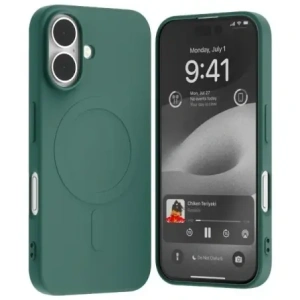 Buy Mercury MagSafe Semi-Silicone Case Apple iPhone 16 green - MCR224 - {ean13} - Home Screen Store Europe