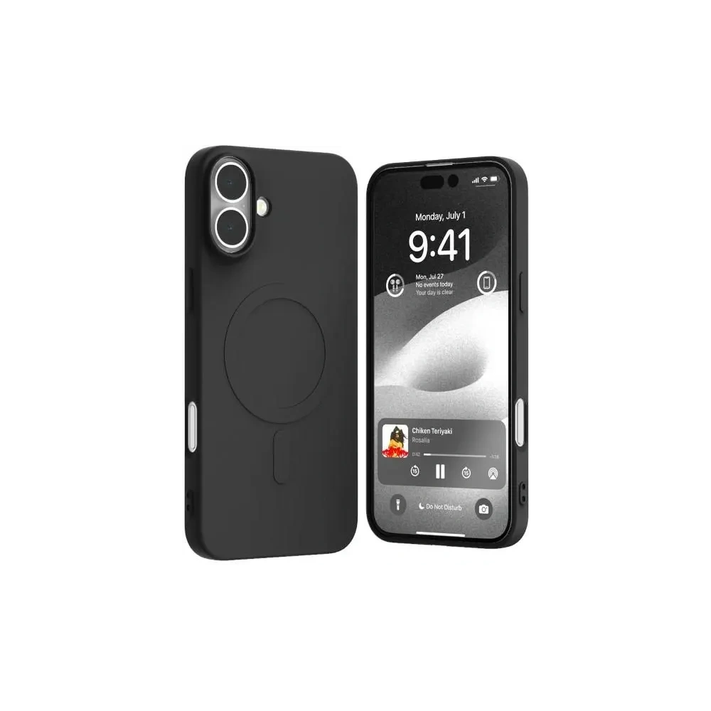 Etui Mercury MagSafe Semi-Silicone do Apple iPhone 16 Plus czarny