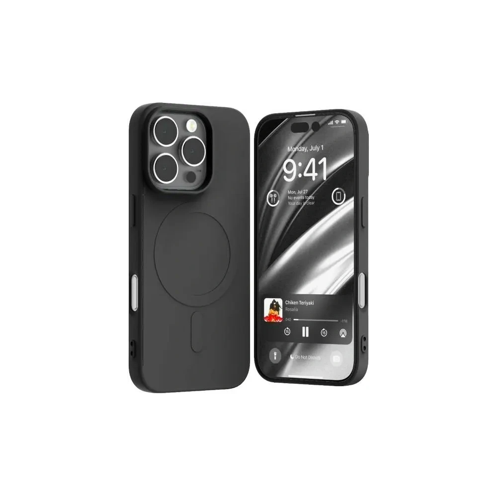 Etui Mercury MagSafe Semi-Silicone do Apple iPhone 16 Pro czarny