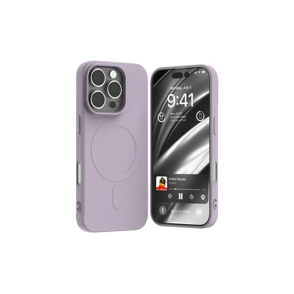 Etui Mercury MagSafe Semi-Silicone do Apple iPhone 16 Pro liliowy fiolet