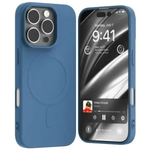 Kup Etui Mercury MagSafe Semi-Silicone do Apple iPhone 16 Pro niebieski - MCR238 - {ean13} - Sklep Home Screen