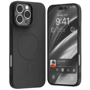 Buy Mercury MagSafe Semi-Silicone Case Apple iPhone 16 Pro Max black - MCR241 - {ean13} - Home Screen Store Europe