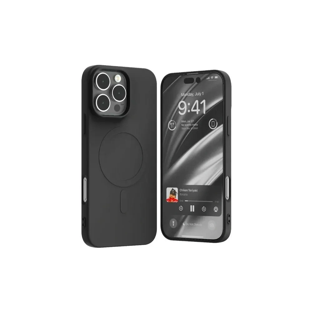 Etui Mercury MagSafe Semi-Silicone do Apple iPhone 16 Pro Max czarny