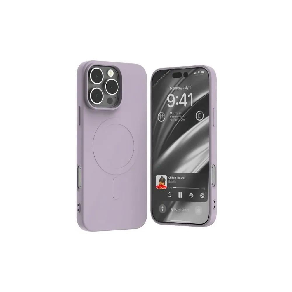 Etui Mercury MagSafe Semi-Silicone do Apple iPhone 16 Pro Max liliowy fiolet