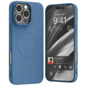 Buy Mercury MagSafe Semi-Silicone Case Apple iPhone 16 Pro Max blue - MCR246 - {ean13} - Home Screen Store Europe