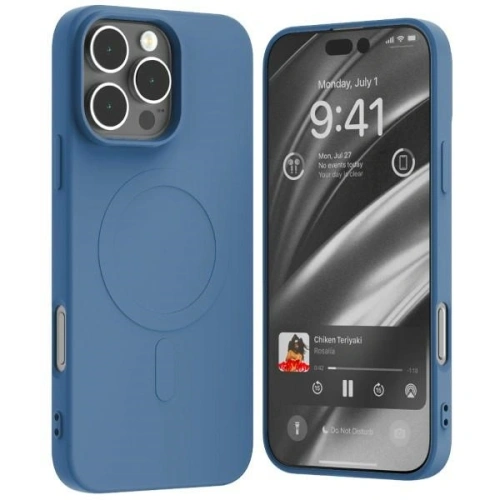 Buy Mercury MagSafe Semi-Silicone Case Apple iPhone 16 Pro Max blue - MCR246 - {ean13} - Home Screen Store Europe