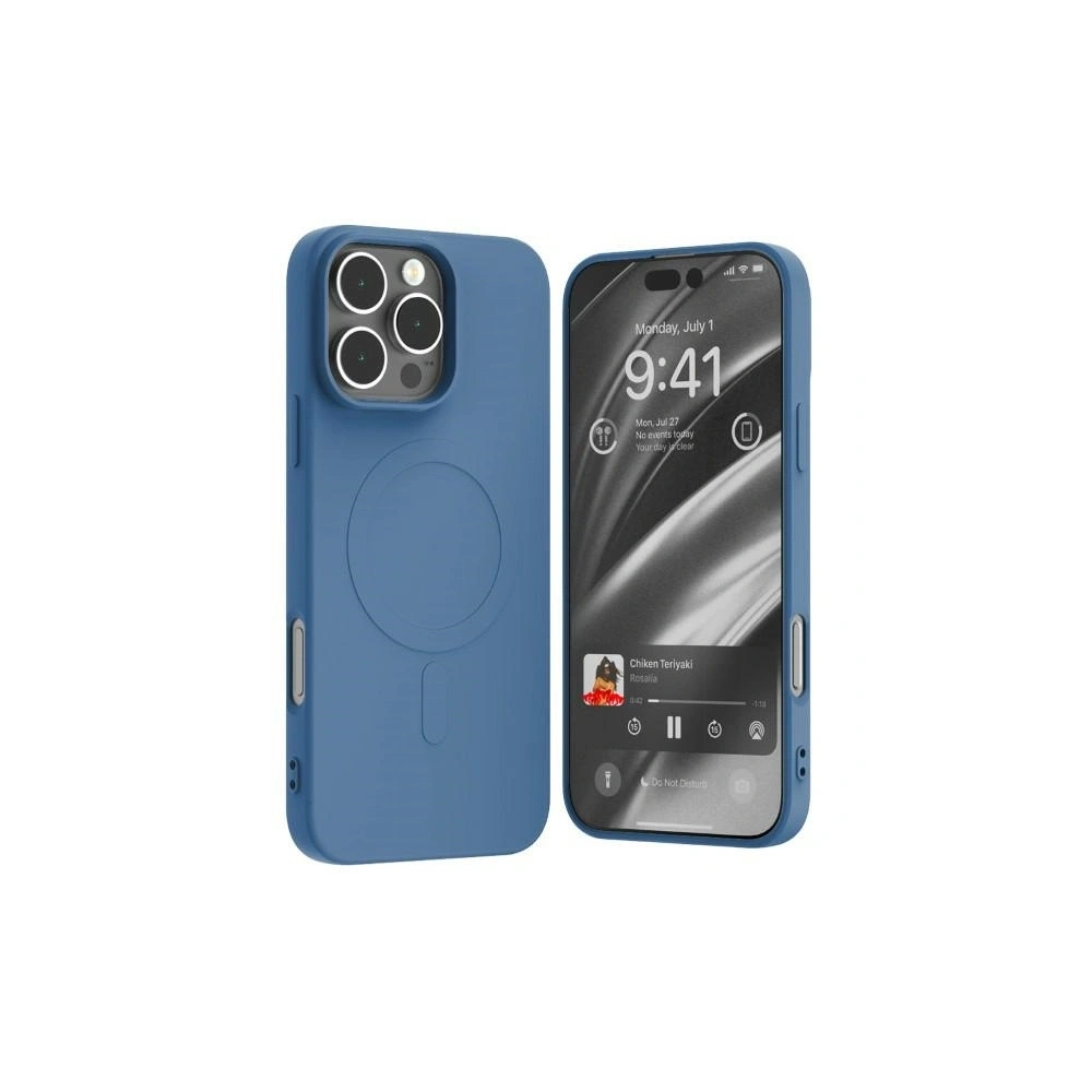 Etui Mercury MagSafe Semi-Silicone do Apple iPhone 16 Pro Max niebieski