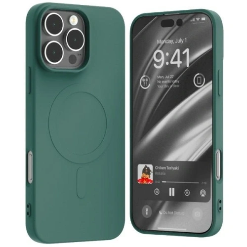Kup Etui Mercury MagSafe Semi-Silicone do Apple iPhone 16 Pro Max zielony - MCR248 - {ean13} - Sklep Home Screen