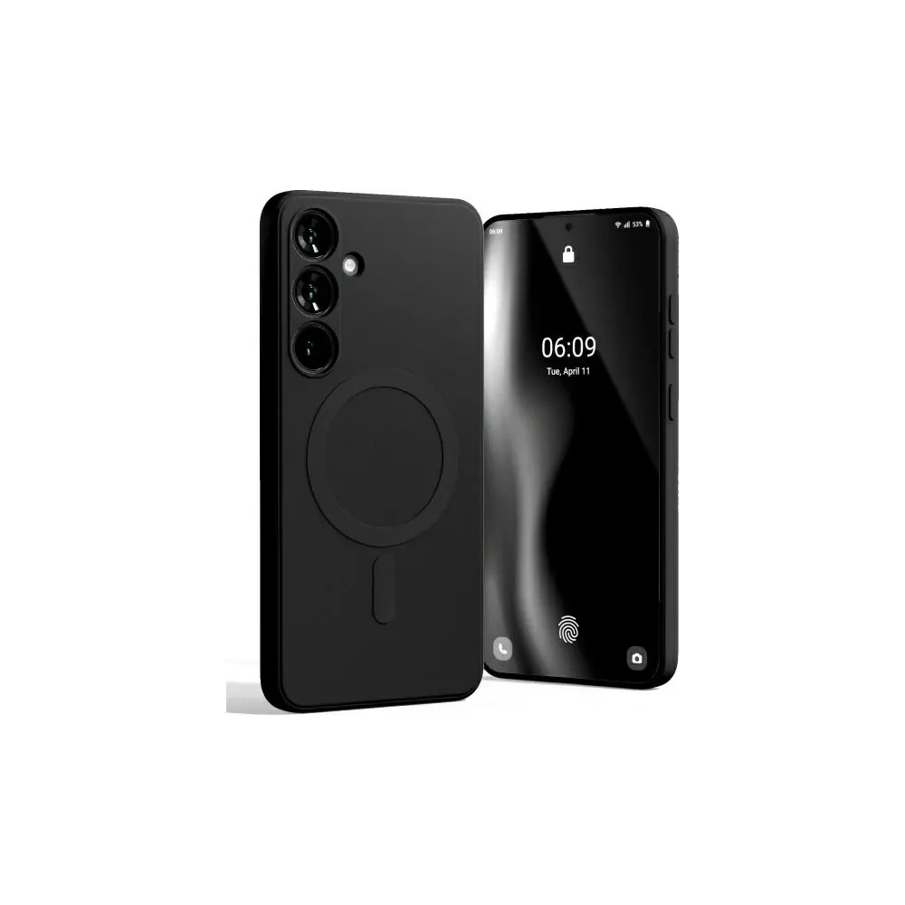 Etui Mercury MagSafe Semi-Silicone do Samsung Galaxy S24 FE czarny