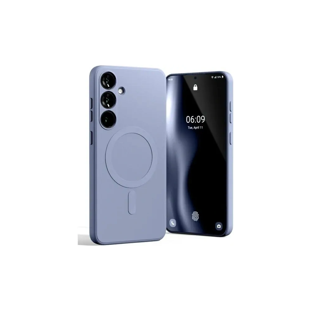 Etui Mercury MagSafe Semi-Silicone do Samsung Galaxy S24 FE lawenda