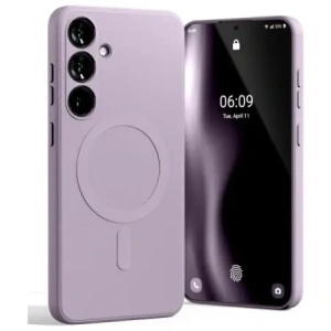 Buy Mercury MagSafe Semi-Silicone Case Samsung Galaxy S24 FE lilac purple - MCR254 - {ean13} - Home Screen Store Europe