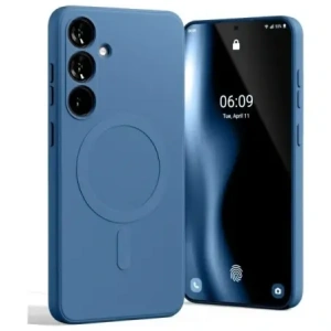 Buy Mercury MagSafe Semi-Silicone Case Samsung Galaxy S24 FE blue - MCR255 - {ean13} - Home Screen Store Europe