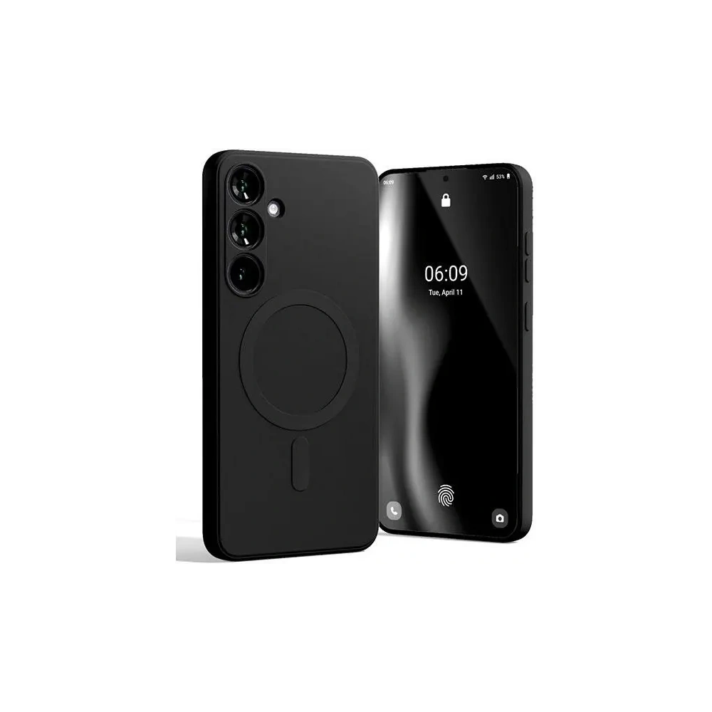 Etui Mercury MagSafe Semi-Silicone do Samsung Galaxy S24+ Plus czarny