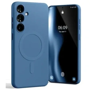 Buy Mercury MagSafe Semi-Silicone Case Samsung Galaxy S24+ Plus blue - MCR262 - {ean13} - Home Screen Store Europe