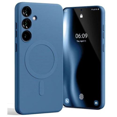 Buy Mercury MagSafe Semi-Silicone Case Samsung Galaxy S24+ Plus blue - MCR262 - {ean13} - Home Screen Store Europe