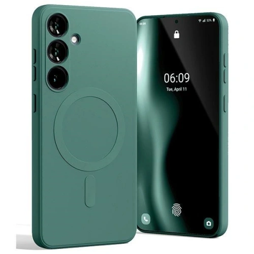 Kup Carcasa Semi-Siliconă Mercury MagSafe pentru Samsung Galaxy S24+ Plus verde - MCR264 - {ean13} - Sklep Home Screen