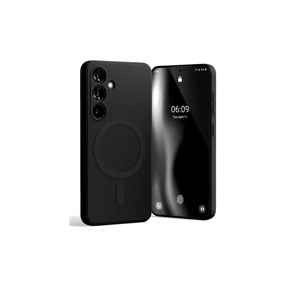 Etui Mercury MagSafe Semi-Silicone do Samsung Galaxy S24 czarny