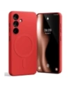 Mercury MagSafe Semi-Silicone Case Samsung Galaxy S24 red