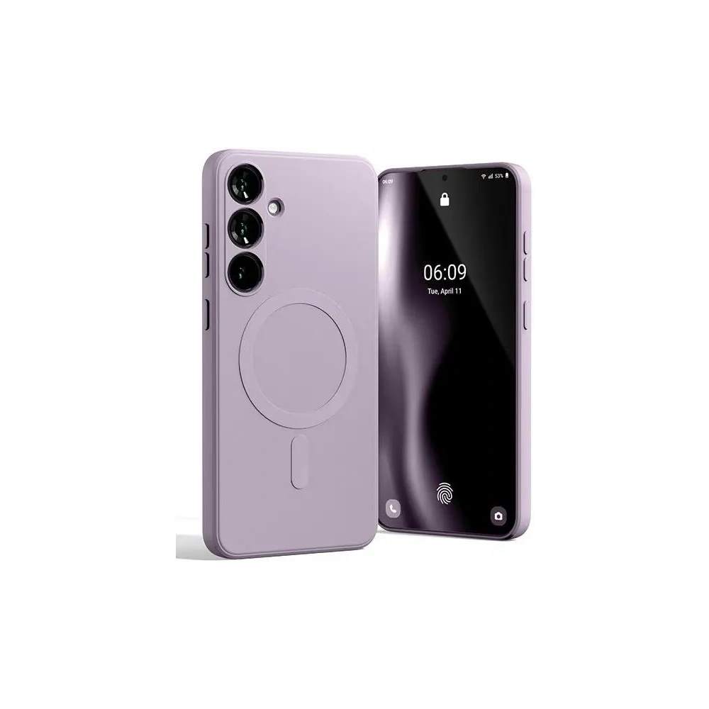 Etui Mercury MagSafe Semi-Silicone do Samsung Galaxy S24 liliowy fiolet