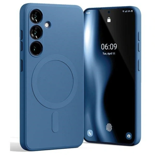 Buy Mercury MagSafe Semi-Silicone Case Samsung Galaxy S24 blue - MCR269 - {ean13} - Home Screen Store Europe