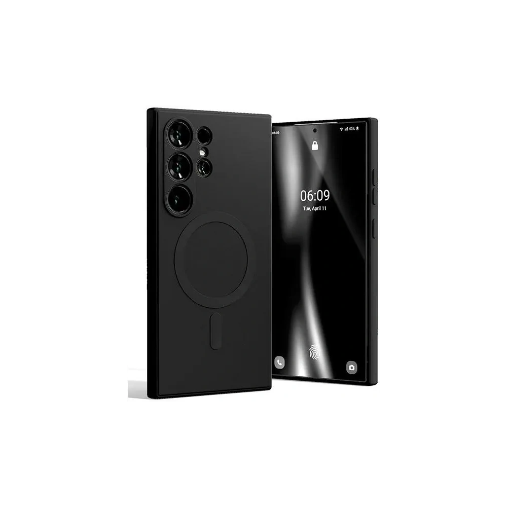 Etui Mercury MagSafe Semi-Silicone do Samsung Galaxy S24 Ultra czarny