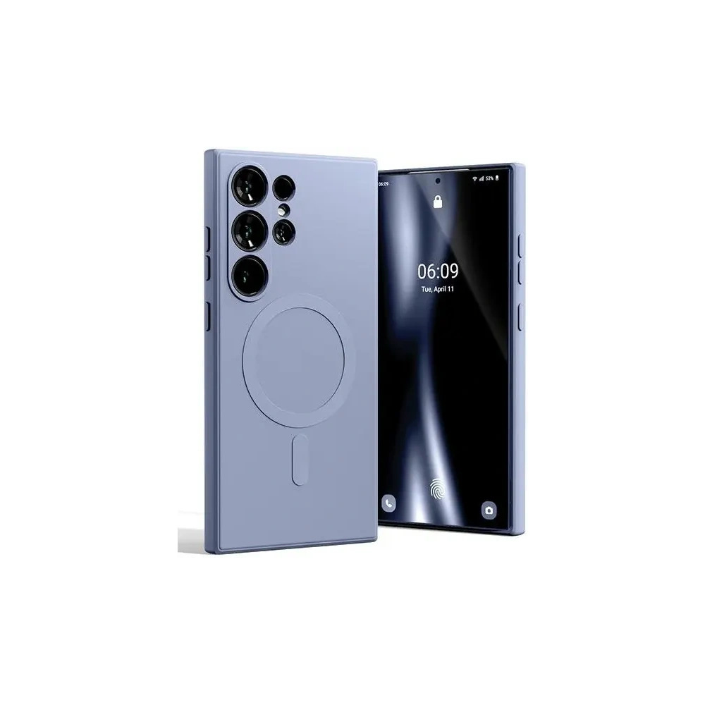 Etui Mercury MagSafe Semi-Silicone do Samsung Galaxy S24 Ultra lawenda