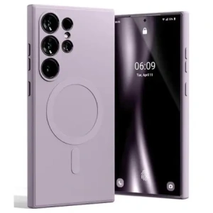 Buy Mercury MagSafe Semi-Silicone Case Samsung Galaxy S24 Ultra lilac purple - MCR275 - {ean13} - Home Screen Store Europe