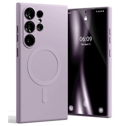 Buy Mercury MagSafe Semi-Silicone Case Samsung Galaxy S24 Ultra lilac purple - MCR275 - {ean13} - Home Screen Store Europe