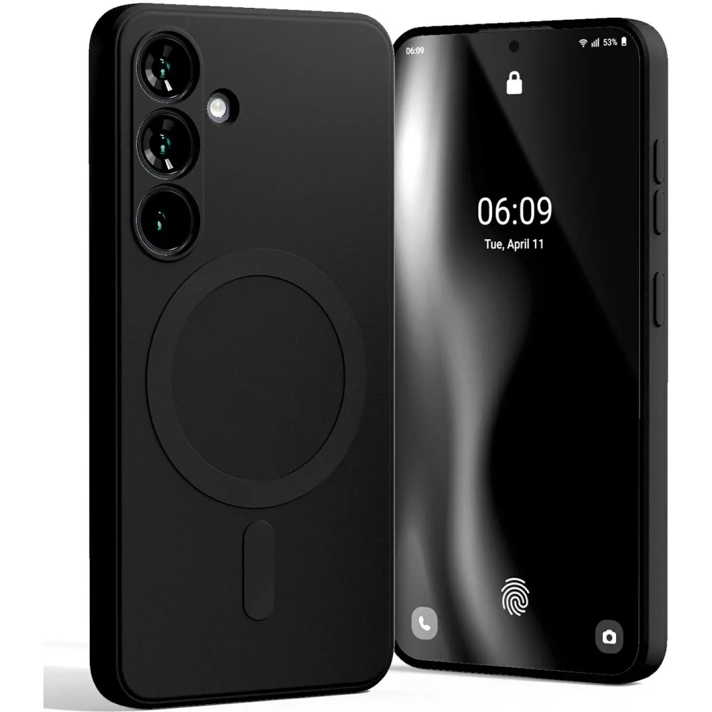 Etui Mercury MagSafe Semi-Silicone do Samsung Galaxy S25 czarny