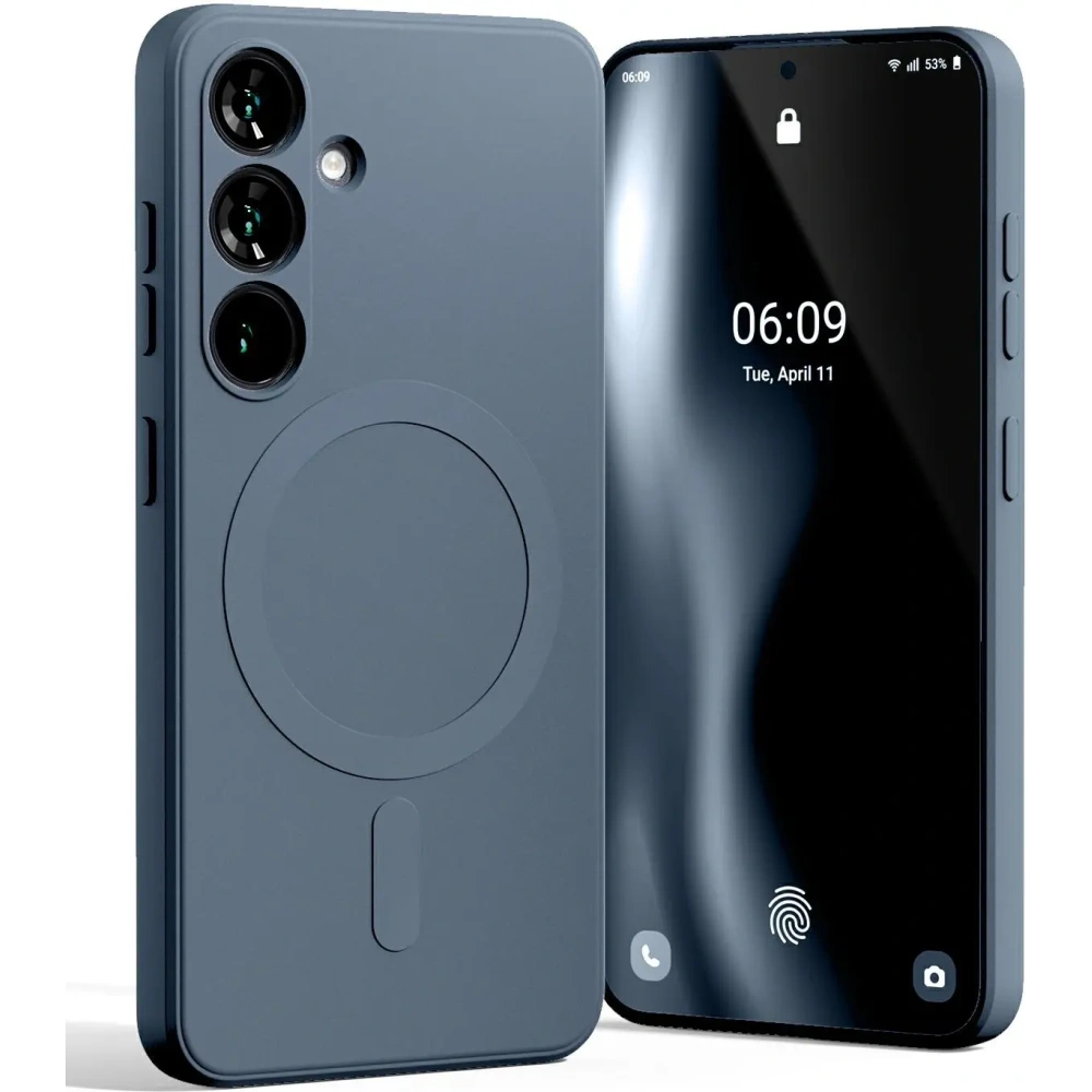 Etui Mercury MagSafe Semi-Silicone do Samsung Galaxy S25 granatowy