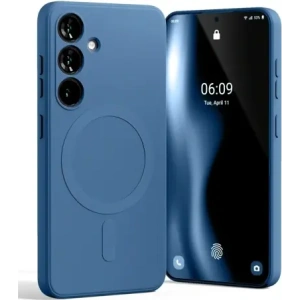 Buy Mercury MagSafe Semi-Silicone Case Samsung Galaxy S25 blue - MCR285 - {ean13} - Home Screen Store Europe
