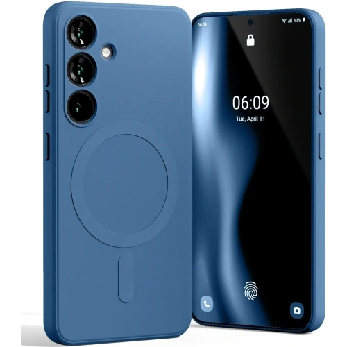 Buy Mercury MagSafe Semi-Silicone Case Samsung Galaxy S25 blue - MCR285 - {ean13} - Home Screen Store Europe