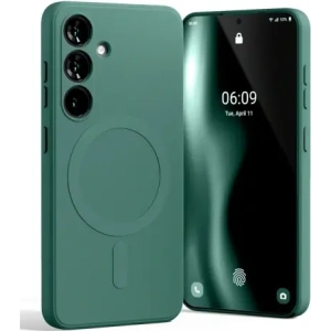 Buy Mercury MagSafe Semi-Silicone Case Samsung Galaxy S25 green - MCR287 - {ean13} - Home Screen Store Europe