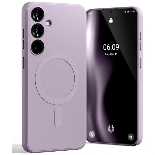 Buy Mercury MagSafe Semi-Silicone Case Samsung Galaxy S25+ Plus lilac purple - MCR302 - {ean13} - Home Screen Store Europe