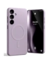 Carcasă semi-siliconică Mercury MagSafe pentru Samsung Galaxy S25+ Plus, violet lila