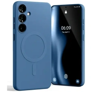 Buy Mercury MagSafe Semi-Silicone Case Samsung Galaxy S25+ Plus blue - MCR303 - {ean13} - Home Screen Store Europe