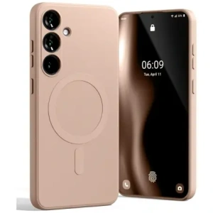 Buy Mercury MagSafe Semi-Silicone Case Samsung Galaxy S25+ Plus pink sandy - MCR304 - {ean13} - Home Screen Store Europe