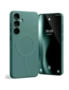 Carcasă semi-siliconică Mercury MagSafe pentru Samsung Galaxy S25+ Plus verde