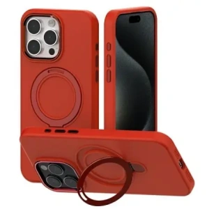 Kup Etui Mercury MagSafe Stand Silicone do Apple iPhone 15 Pro czerwony - MCR330 - {ean13} - Sklep Home Screen