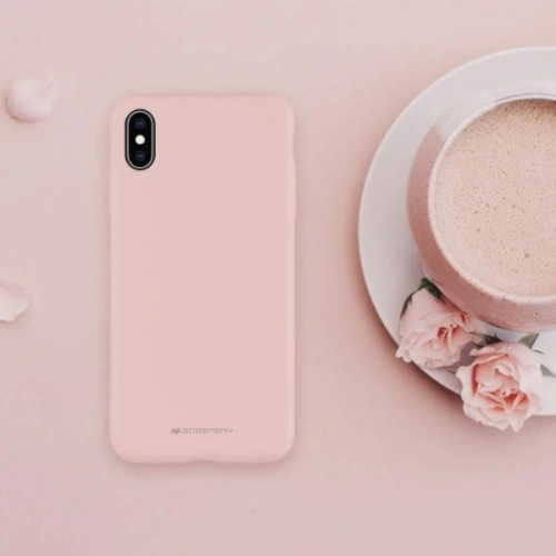 Kup Husă din silicon Mercury pentru Apple iPhone 15 roz nisipos - MCR346 - {ean13} - Sklep Home Screen