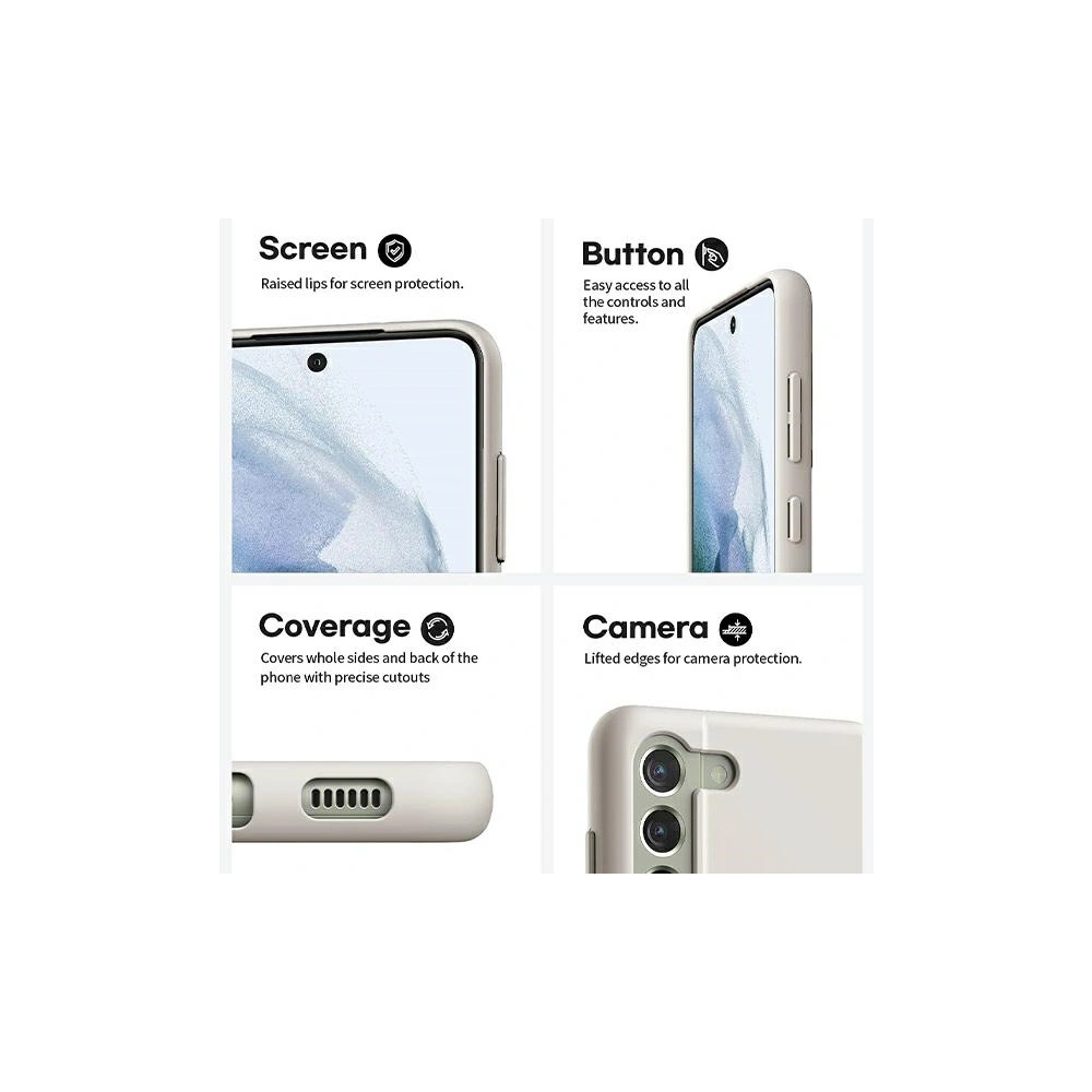 Etui Mercury Silicone do Apple iPhone 15 Plus jasnoszary