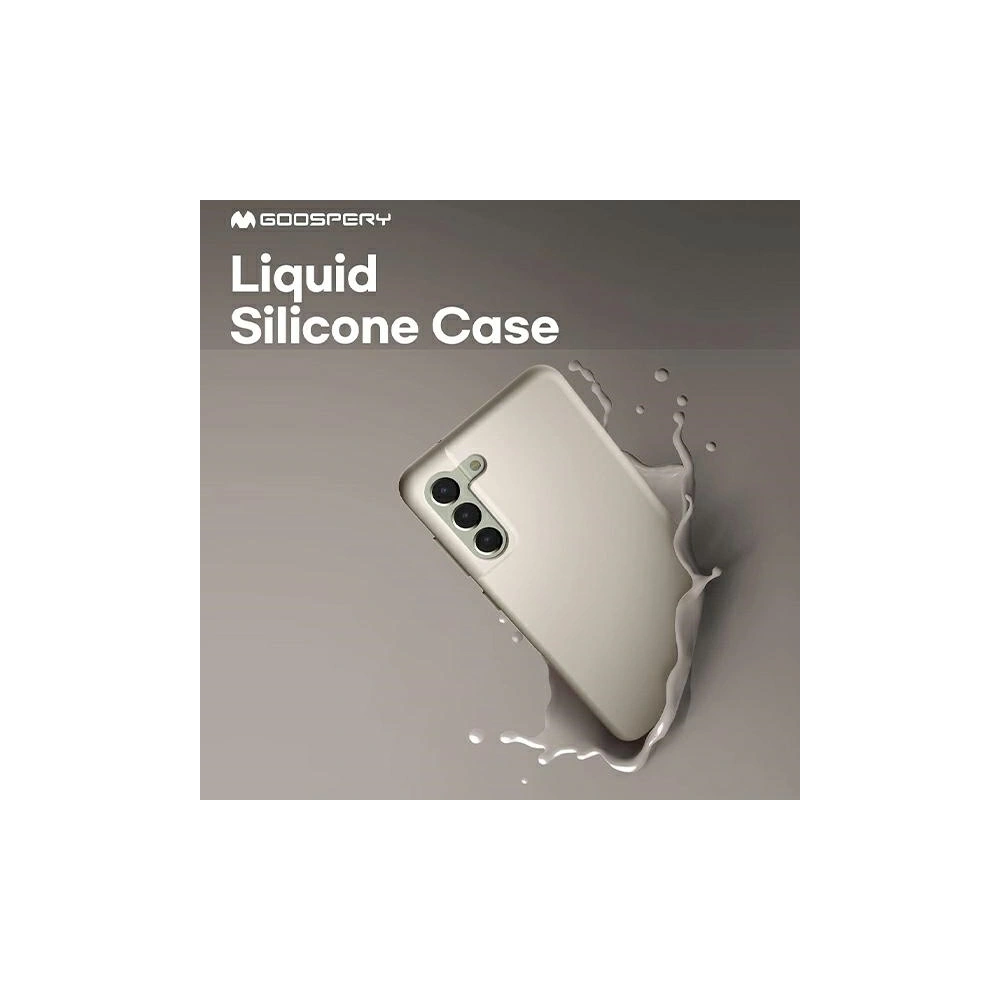 Etui Mercury Silicone do Apple iPhone 15 Plus jasnoszary