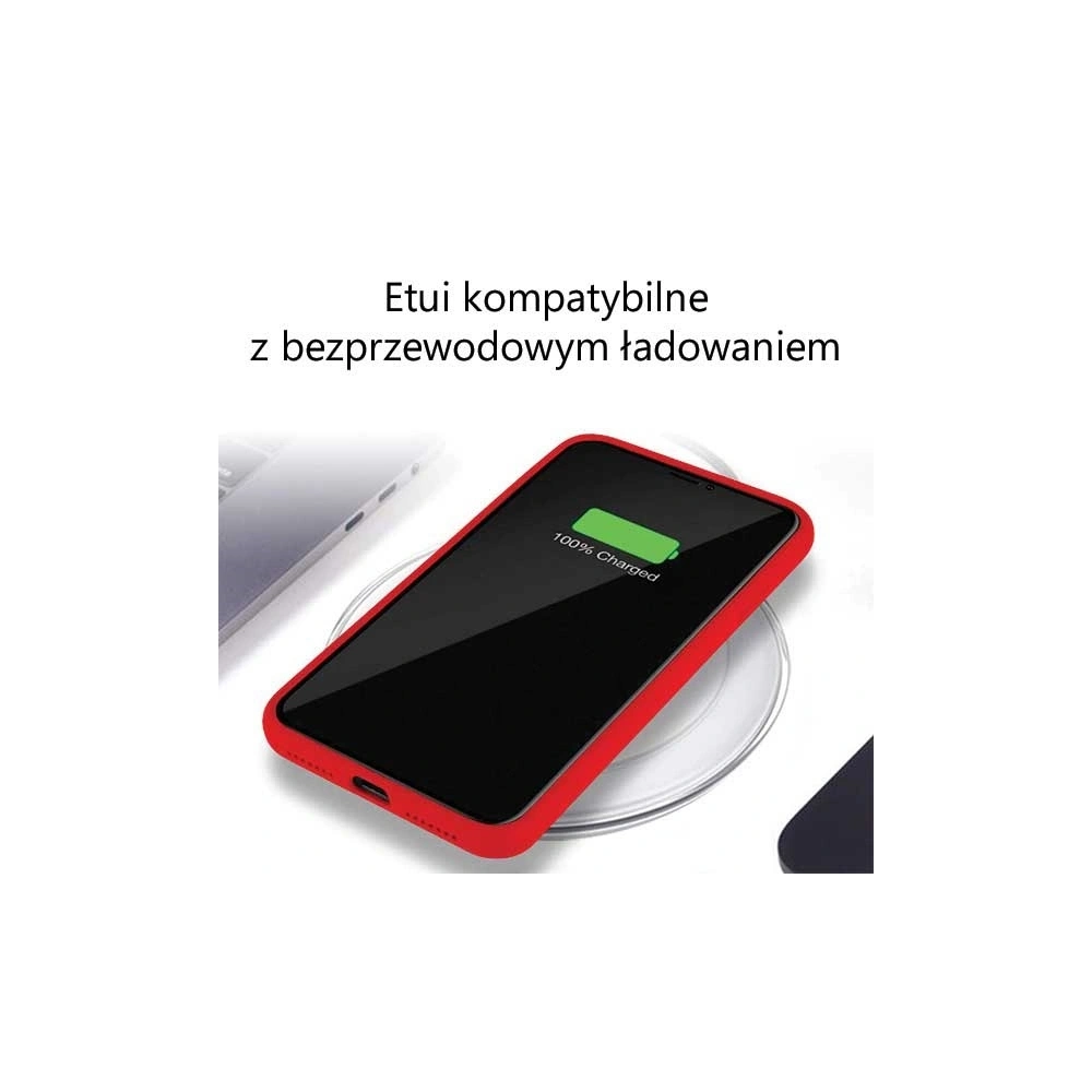 Etui Mercury Silicone do Apple iPhone 15 Pro czerwony