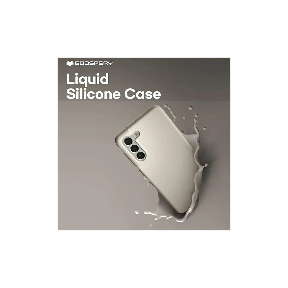 Etui Mercury Silicone do Apple iPhone 15 Pro jasnoszary